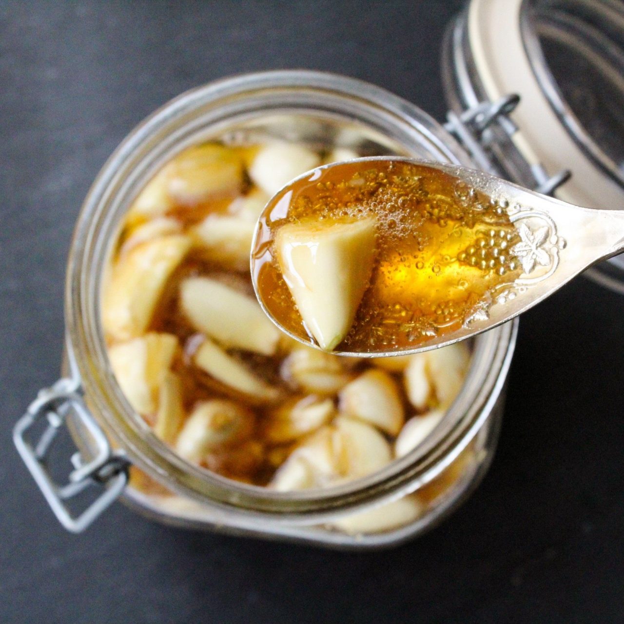 Fermented Garlic Honey