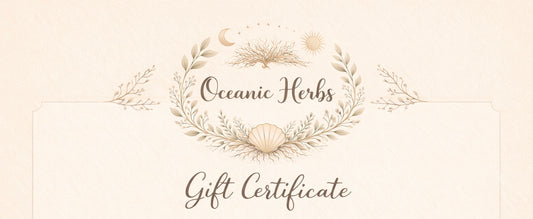 Oceanic Herbs Gift Certificate