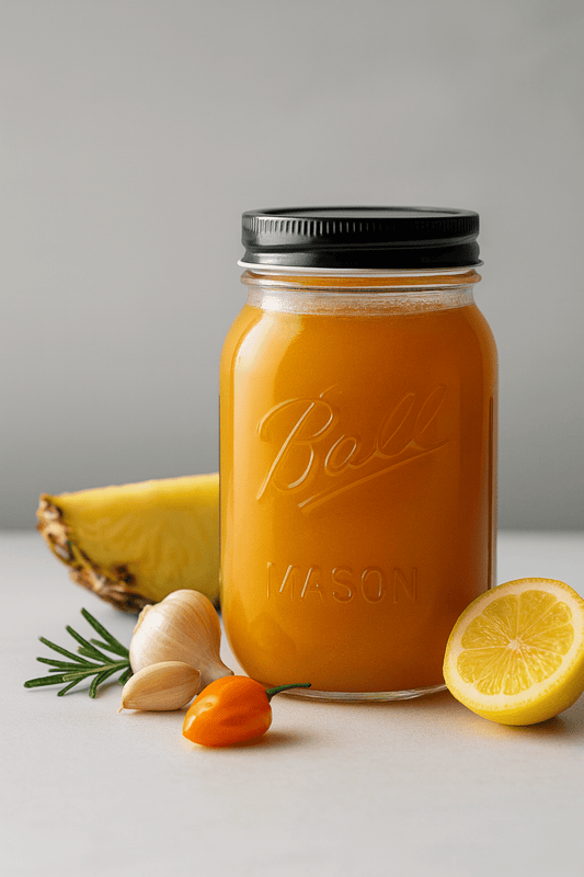 Tropical Fire Cider 🌶️ 🍍